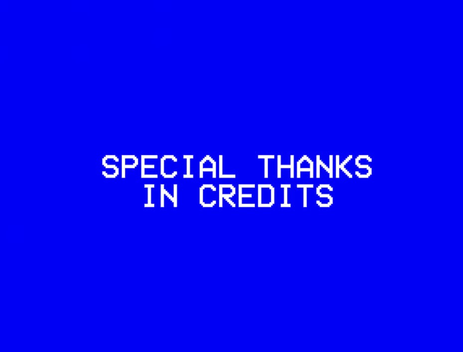 SPECIAL THANKS IN CREDITS